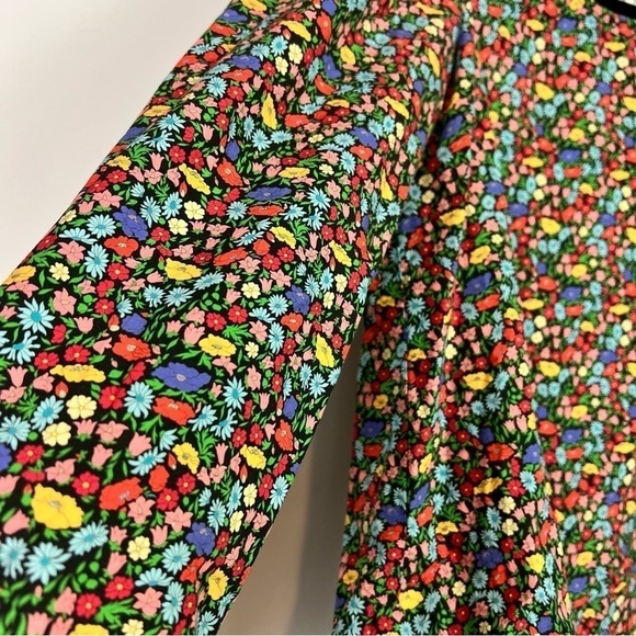 Tuckernuck Top  women XS Bedford Blouse Liberty of London Floral Print Fabric - Picture 6 of 7